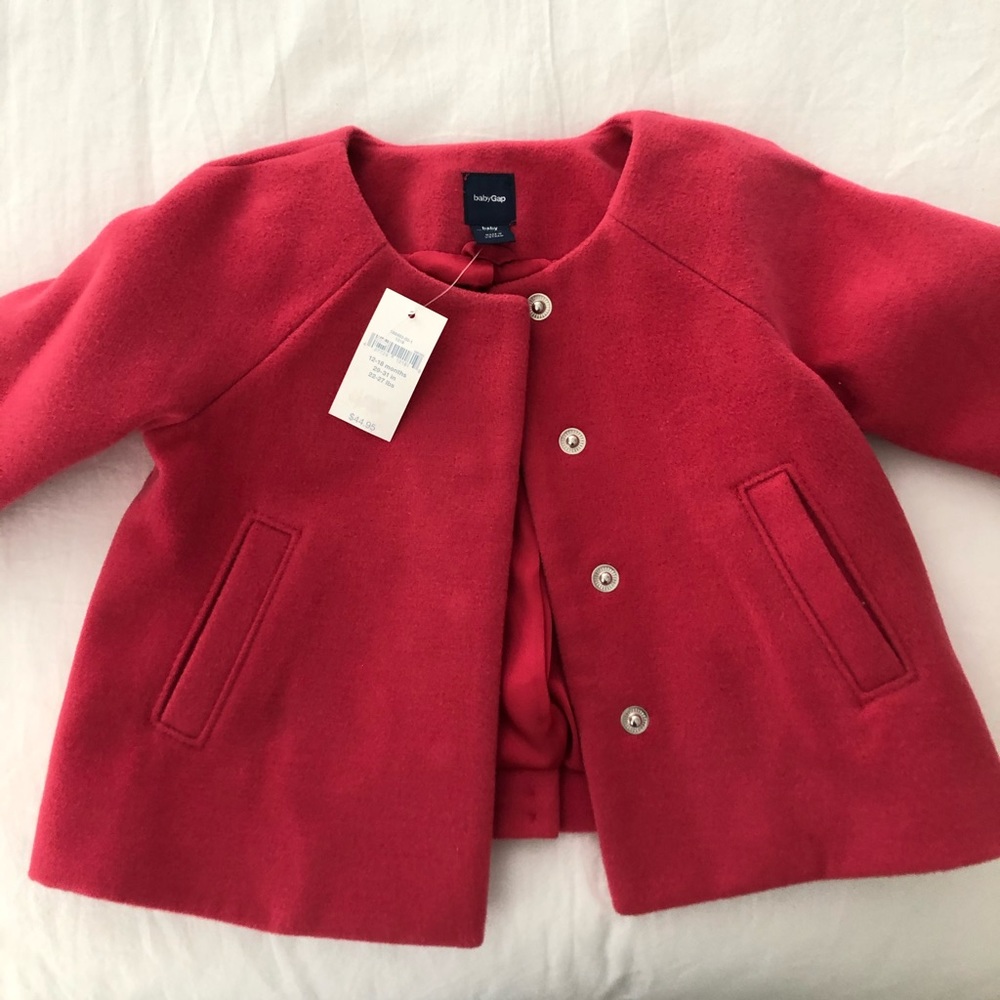 12-18 Baby Gap Pink Coat